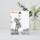 Carte Postale Phare de Ponce Inlet (Debout devant)