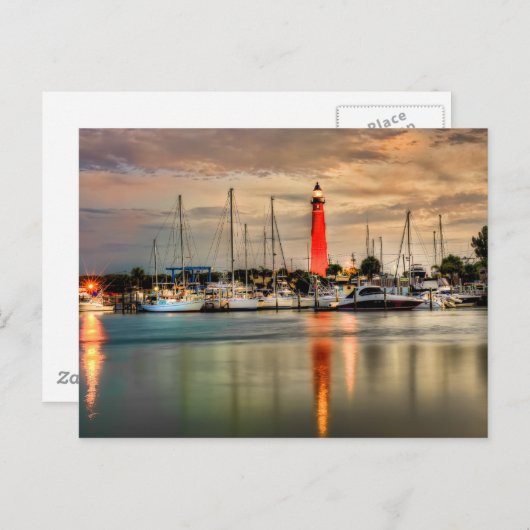 Carte Postale Phare de Ponce Inlet (Devant / Derrière)