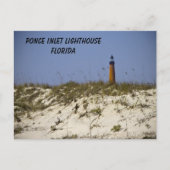 Carte Postale Phare de Ponce Inlet Floride Plage Personnaliser (Devant)