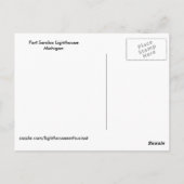 Carte Postale Phare de Port Sanilac (Dos)