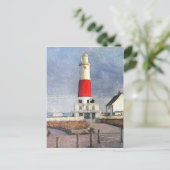 Carte Postale Phare de Portland Bill (Debout devant)