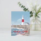 Carte Postale Phare de Portland Bill (Debout devant)