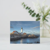 Carte Postale Phare de Portland Head (Debout devant)