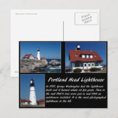 Carte Postale Phare de Portland Head (Devant / Derrière)