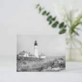 Carte Postale Phare de Portland Head, 1902 (Debout devant)