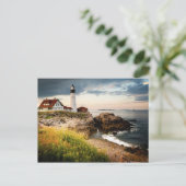 Carte Postale Phare de Portland Head | Cape Elizabeth, Me (Debout devant)
