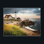 Carte Postale Phare de Portland Head | Cape Elizabeth, Me<br><div class="desc">Portland Head Light - Cape Elizabeth,  ME,  États-Unis</div>