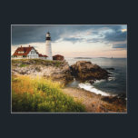 Carte Postale Phare de Portland Head | Cape Elizabeth, Me<br><div class="desc">Portland Head Light - Cape Elizabeth,  ME,  États-Unis</div>
