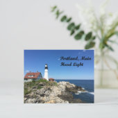 Carte Postale Phare de Portland Main Head 2017 (Debout devant)