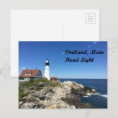 Carte Postale Phare de Portland Main Head 2017 (Devant / Derrière)