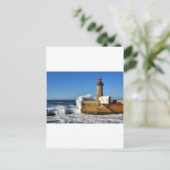 Carte Postale Phare de Porto (Debout devant)