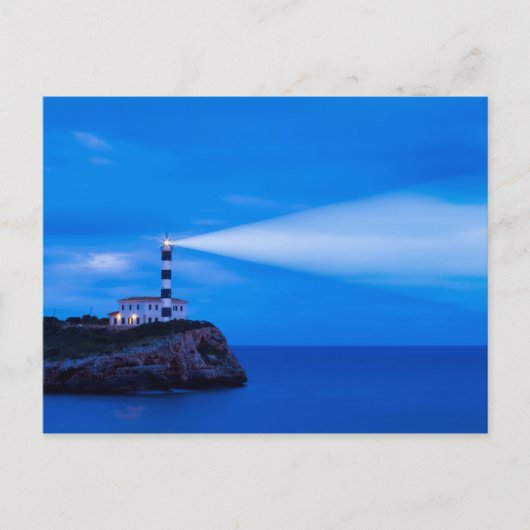Carte Postale Phare de Portocolom (Devant)