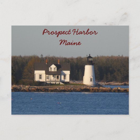 Carte Postale Phare de Prospect Harbour - Maine (Devant)
