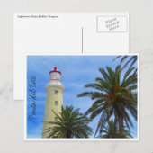 Carte Postale phare de punta del este (Devant / Derrière)