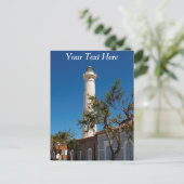 Carte Postale Phare de Punta Secca, Sicile, Italie (Debout devant)