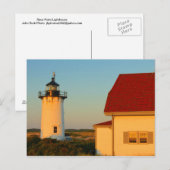 Carte Postale Phare de Race Point cap Cod (Devant / Derrière)