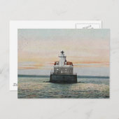 Carte Postale Phare de récif de Penfield (Devant / Derrière)