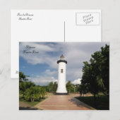 Carte Postale Phare de Rincon Porto Rico (Devant / Derrière)