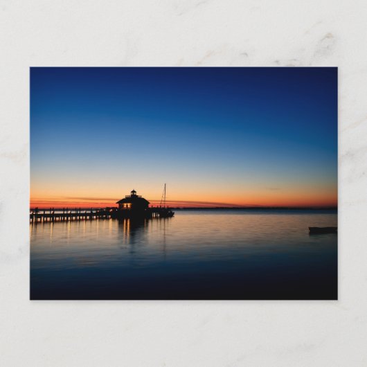 Carte Postale Phare de Roanoke Marshes (Devant)