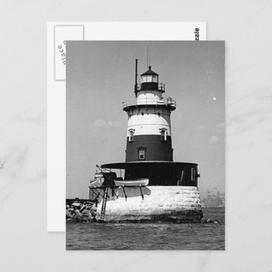 Carte Postale Phare de Robbins Reef (Devant / Derrière)