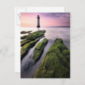 Carte Postale Phare de roche de perche (Devant / Derrière)