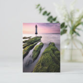 Carte Postale Phare de roche de perche (Debout devant)