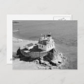 Carte Postale Phare de rose Island (Devant / Derrière)