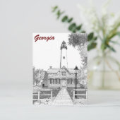 Carte Postale Phare de Saint-Simons (Debout devant)