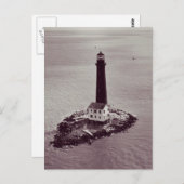 Carte Postale Phare de Sand Island (Devant / Derrière)