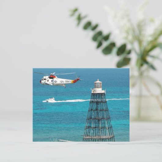 Carte Postale Phare de Sand Key (Debout devant)