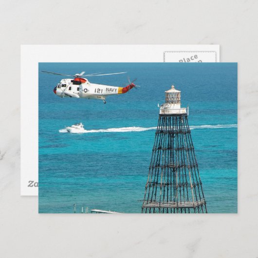 Carte Postale Phare de Sand Key (Devant / Derrière)