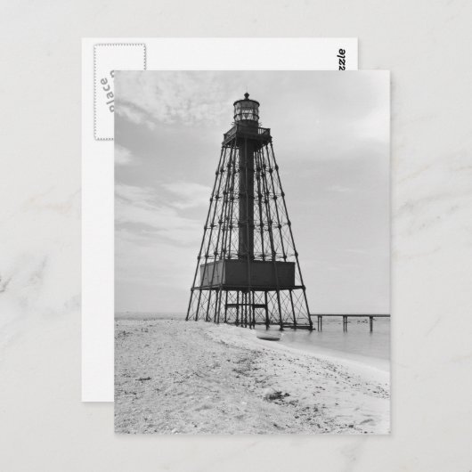 Carte Postale Phare de Sand Key (Devant / Derrière)