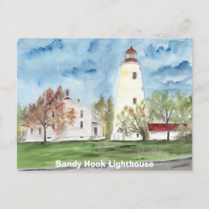 Carte Postale Phare de Sandy Hook