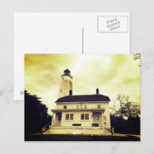 Carte Postale Phare de Sandy Hook (Devant / Derrière)