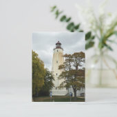 Carte Postale Phare de Sandy Hook (Debout devant)