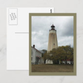 Carte Postale Phare de Sandy Hook (Devant / Derrière)