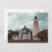 Carte Postale Phare de Sandy Hook (Devant / Derrière)