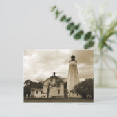 Carte Postale Phare de Sandy Hook (Debout devant)