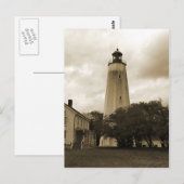 Carte Postale Phare de Sandy Hook (Devant / Derrière)