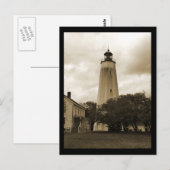 Carte Postale Phare de Sandy Hook (Devant / Derrière)