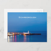 Carte Postale Phare de Scarborough (Devant / Derrière)