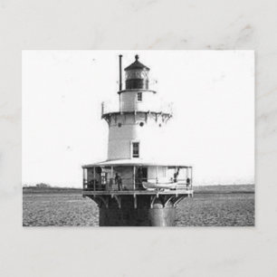 Carte Postale Phare de Shoal de l'île Hog