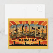 Carte Postale Phare de Skagen Danemark (Devant / Derrière)