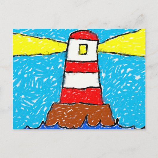 Carte Postale Phare de Smudgy (Devant)