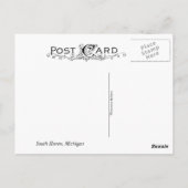 Carte Postale Phare de South Haven Michigan (Dos)