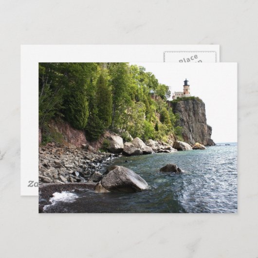 Carte Postale Phare de Split Rock (Devant / Derrière)