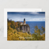 Carte Postale Phare de Split Rock Minnesota (Devant / Derrière)