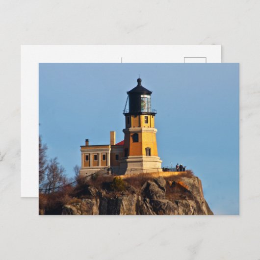Carte Postale Phare de Split Rock Minnesota (Devant / Derrière)