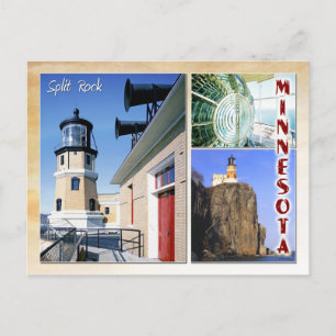 Carte Postale Phare de Split Rock, Minnesota (multiview)