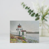 Carte Postale Phare de Squirrel Point (Debout devant)